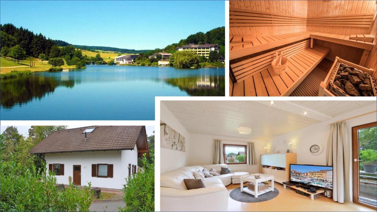 Seepark Kirchheim Ferienhaus Bei Anne Mit Sauna Экстерьер фото